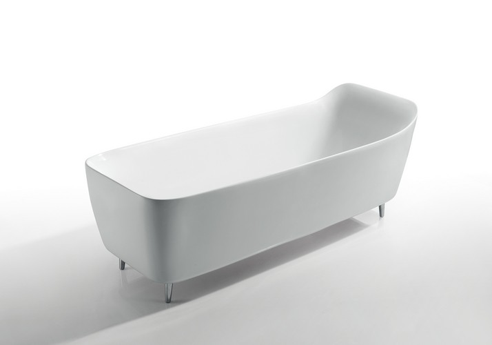 Picture of KREINER VEGAS free-standing bath 175 x 72 x 39/66 cm - white