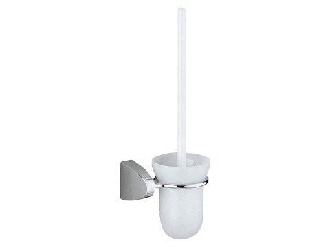 Picture of KEUCO Solo Toilet brush set with synthetic insert 015640101000 chrome