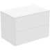 Bild von IDEAL STANDARD Conca 80cm wall hung washbasin unit with 2 drawers, no cutout, matt white Matt White T4322Y1