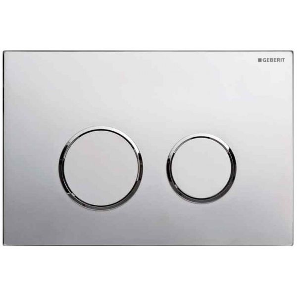 Picture of GEBERIT SIGMA 20 flush plate stainless steel brushed steel / stainless steel. polished steel / stainless steel brushed steel 115.778.SN.1