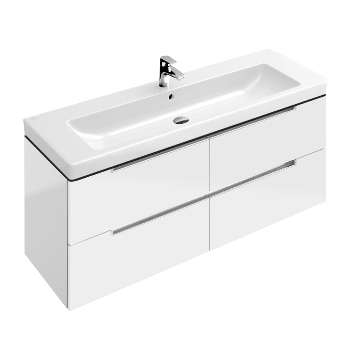 Picture of VILLEROY & BOCH Subway 2.0 vanity unit for washbasin A69800BM white