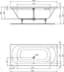 Bild von IDEAL STANDARD Hotline Neu Rechteck-Badewanne 1800x800mm Weiß (Alpin) K275001