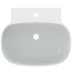 Bild von IDEAL STANDARD Linda X 60cm washbasin, 1 taphole with overflow ground base for furniture, silk white White Silk T4983V1