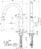 Bild von IDEAL STANDARD Ceraplan Kitchen Faucet Low Pressure High Spout Chrome BD337AA