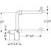 Bild von GEBERIT Tauchrohrgeruchsverschluss für Waschbecken, Raumsparmodell, Abgang horizontal 151.116.11.1 weiss