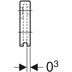 Bild von 601.802.00.1 Geberit sound insulation base for tap connector, straight