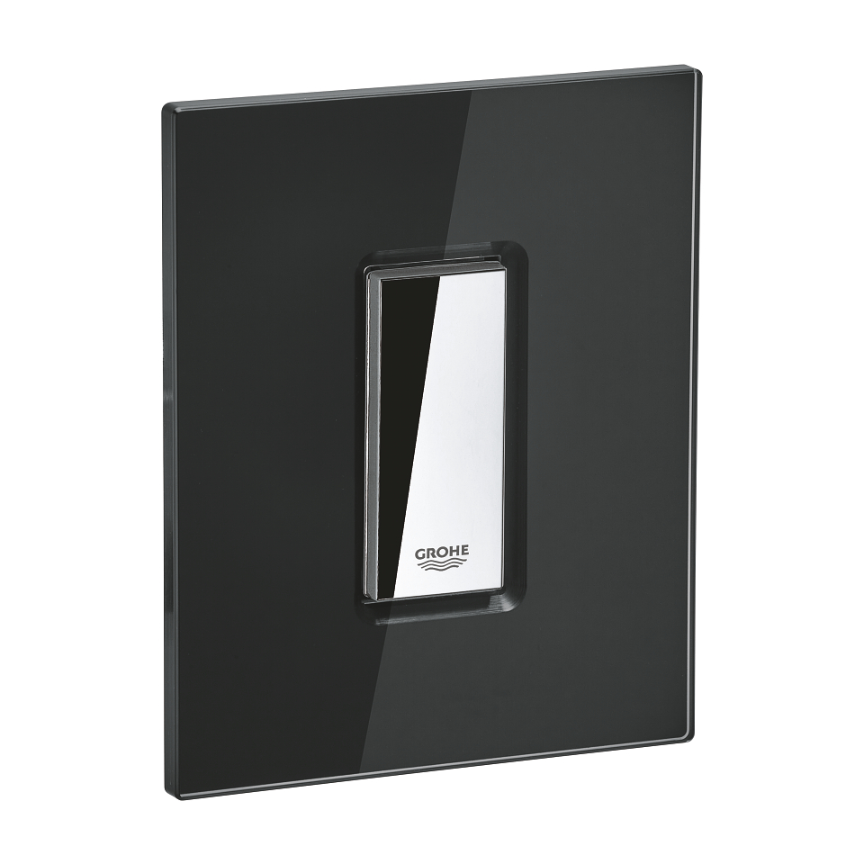 Picture of GROHE Cover plate with push-button #42373KS0 - velvet black