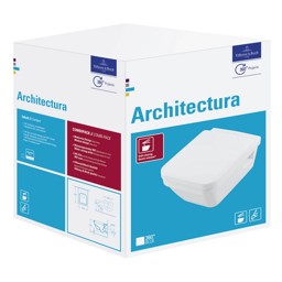 Bild von VILLEROY BOCH Architectura Combi-Pack, wandhängend, Weiß Alpin CeramicPlus #5685HRR1