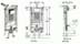 Bild von GEBERIT Duofix Element für Wand-WC, 112 cm, mit Sigma UP-Spülkasten 12 cm, Ecklösung #111.390.00.5