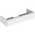 Bild von GEBERIT iCon Unterschrank für Waschtisch, mit einer Schublade #502.312.01.1 - Korpus und Front: weiß / lackiert hochglänzend Griff: weiß / pulverbeschichtet matt