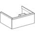 Bild von GEBERIT iCon Unterschrank für Waschtisch, mit einer Schublade #502.313.JL.1 - Korpus und Front: sand-grau / lackiert hochglänzend Griff: sand-grau / pulverbeschichtet matt