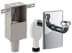 Bild von GEBERIT Set UP-Geruchsverschluss für Waschbecken, Abgang horizontal #151.120.21.1 - hochglanz-verchromt