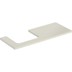 Bild von GEBERIT ONE Waschtischplatte mit Ausschnitt, für Aufsatzwaschtisch rechteckig #505.305.00.4 - sandgrau / lackiert hochglänzend