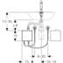 Bild von GEBERIT Brenta Waschtischarmatur Standmontage, Generatorbetrieb, mit AP-Funktionsbox #116.176.21.1 - hochglanz-verchromt