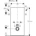 Bild von GEBERIT Monolith Sanitärmodul für Wand-WC, 101 cm, Frontverkleidung aus Glas #131.022.JL.5 - Frontverkleidung: Glas sand-grau Seitenverkleidung: Aluminium