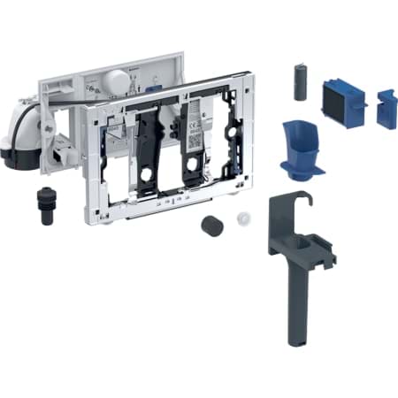 Picture of GEBERIT DuoFresh module with manual actuation and insert for Geberit DuoFresh stick, for Sigma concealed cistern 12 cm anthracite RAL 7016 #115.051.BZ.2