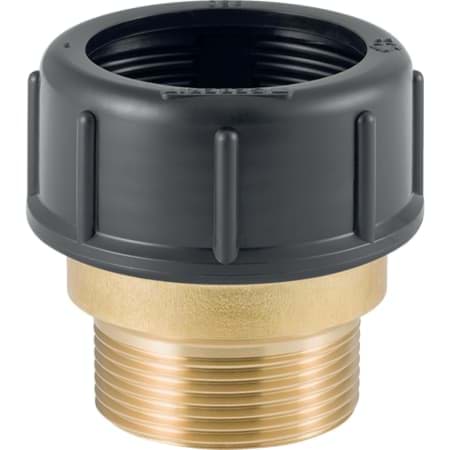 Picture of GEBERIT HDPE straight adaptor with male thread and compression joint #359.309.00.1