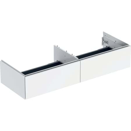 Picture of GEBERIT ONE cabinet for lay-on washbasin, with two drawers oak / wooden-textured melamine #505.076.00.5