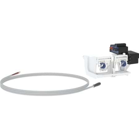 Picture of GEBERIT WC flush control with electronic flush actuation, mains operation, for Sigma concealed cistern 12 cm, dual flush, for external button #115.862.00.6