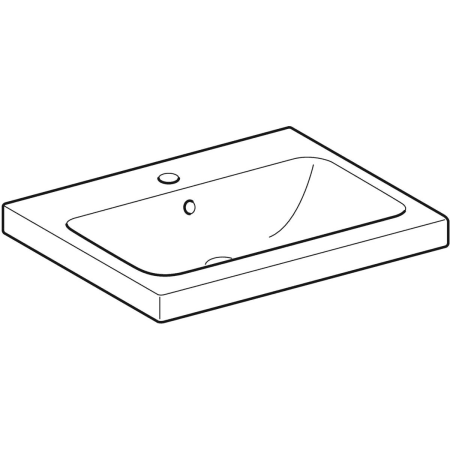 Bild von GEBERIT iCon Light Waschtisch #501.835.00.6 - weiß / KeraTect