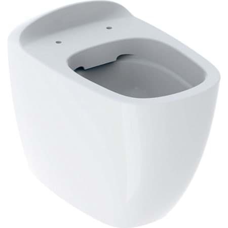 Picture of GEBERIT Citterio pedestal washdown WC, flush with wall, closed form, Rimfree white / KeraTect 500.512.01.1