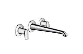 Зображення з  JANSGROHE AXOR Bouroullec 3-Hole Concealed Basin Mixer With Spout (245 MM) 19158000 chrome