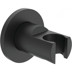 Bild von IDEAL STANDARD Idealrain Round Wandhalter runde Rosette für Handbrause BC806XG silk black schwarz matt