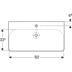 Bild von GEBERIT Smyle Square Waschtisch 120x48 cm, 2 Hahnloch, mit Überlauf 500.253.01.1 weiß
