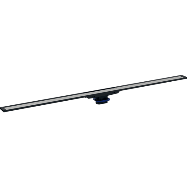 Picture of GEBERIT shower channel CleanLine20: L=30-130cm, black / stainless steel coated, stainless steel brushed 154.451.00.1