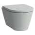 Bild von LAUFEN Kartell Wand-WC Compact Rimless Tiefspüler für 4,5/3 l-Spülung, mit LCC H8203334000001 weiß