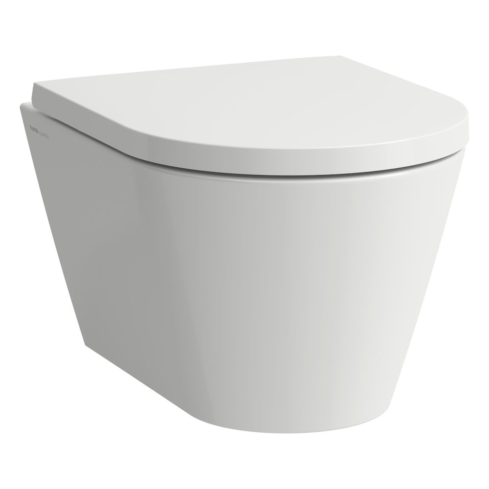 LAUFEN Kartell LAUFEN Wall-hung WC 'compact', washdown, rimless 490 x 370 x 285 mm #H8203330000001 - 000 - White resmi