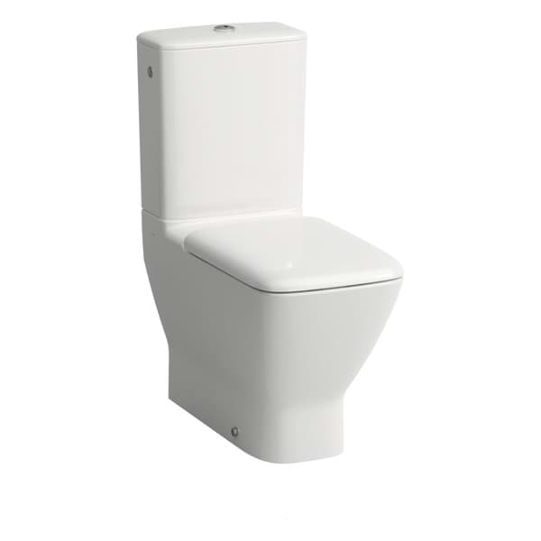 Bild von LAUFEN Palace Stand-WC-Kombination Tiefspüler für 6l-Spülung Abgang waagrecht H8247060000001 weiß