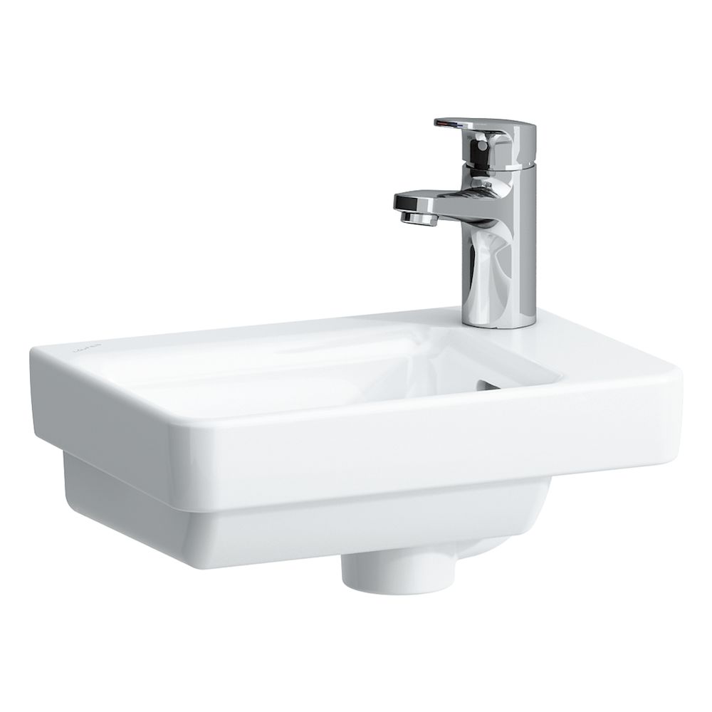 Picture of LAUFEN PRO S Small washbasin, tap bank right 360 x 250 x 145 mm #H8159600001041