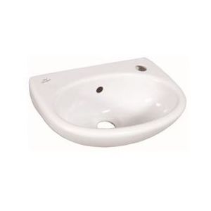 Зображення з  IDEAL STANDARD Eurovit hand washbasin 355x255x155 mm, tap hole on the right E147901 white