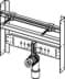 Bild von TECE TECE-Waschtischträger für Einbau in Metall-/Holzständerwände #9510003