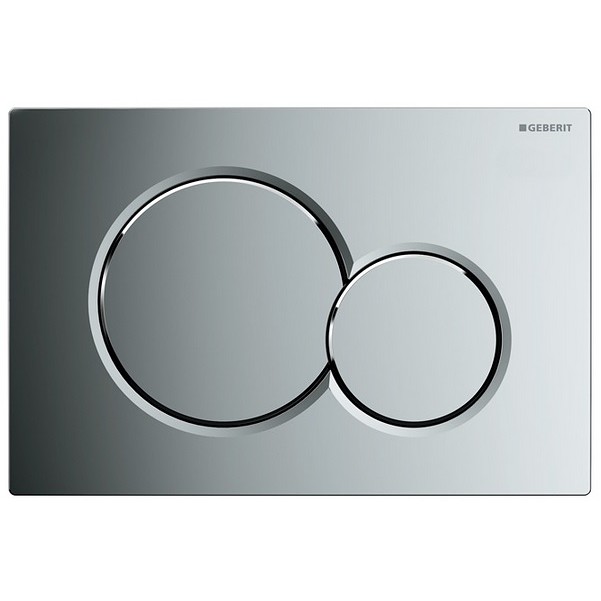 Picture of GEBERIT Sigma01 flush plate for dual flush gloss chrome-plated #115.770.21.5