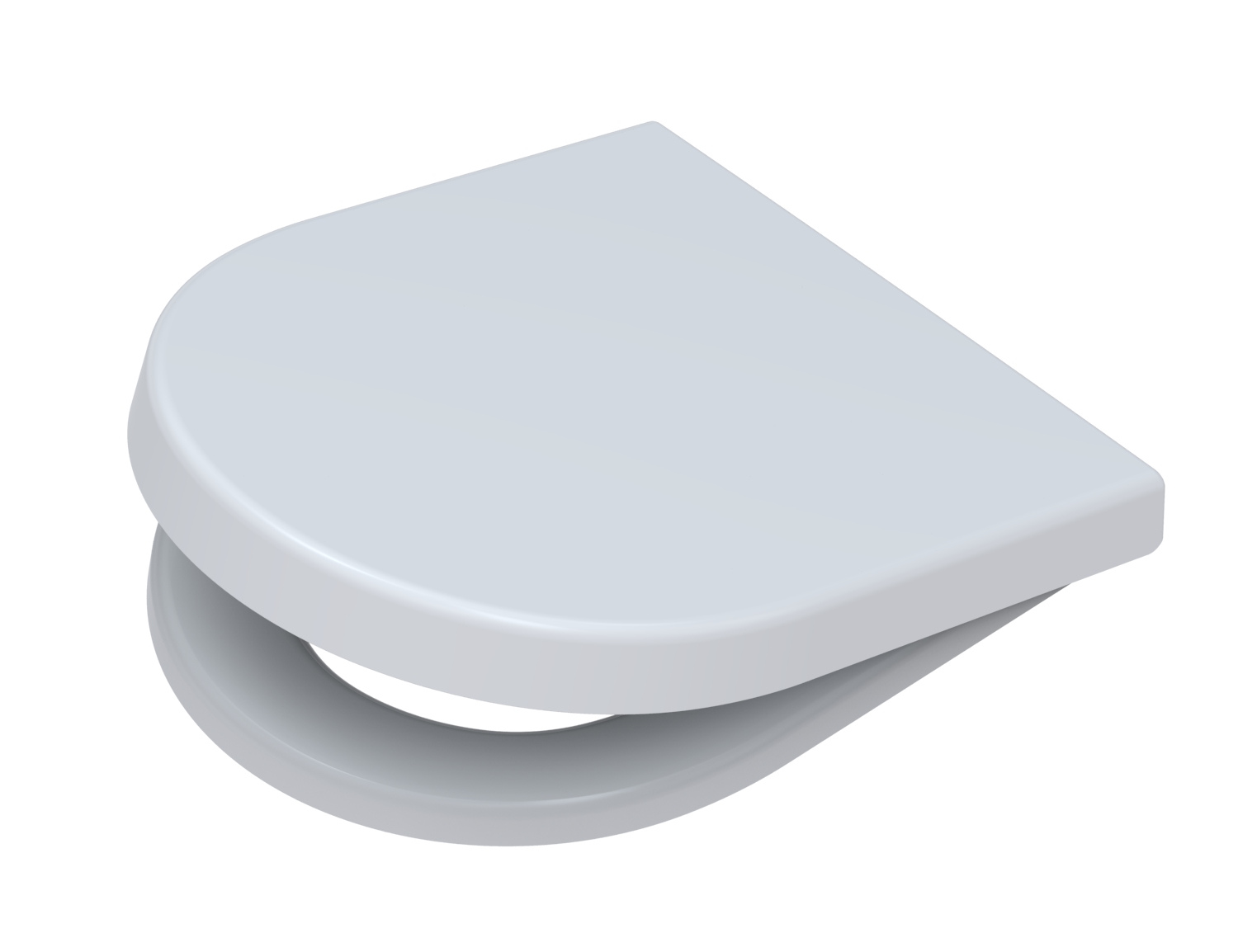Picture of PAGETTE S3 toilet seat, with lid, automatic lowering, removable, click-o-matic 795680202 white