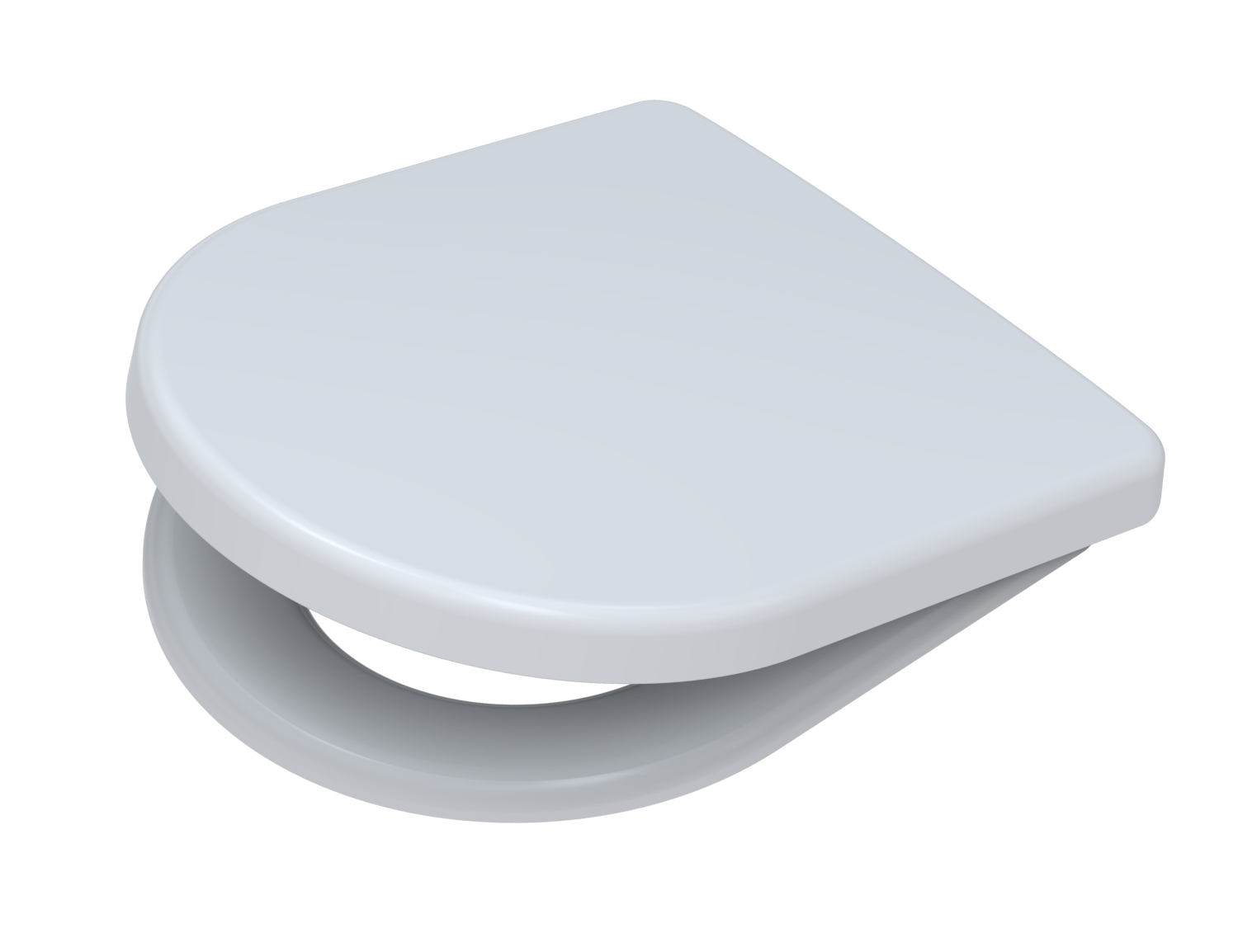 Picture of PAGETTE Subline toilet seat with integr. soft close, removable with click-o-matic 795370902 white