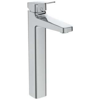 IDEAL STANDARD Ceraplan basin mixer without pop-up waste H250, extended plinth, projection 138mm #BD236AA - chrome resmi