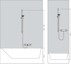Bild von HANSGROHE Unica Brausestange Crometta 65 cm mit Metaflex Brauseschlauch 160 cm #27615000 - Chrom