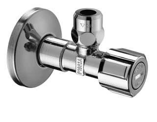 Зображення з  SCHELL COMFORT angle valve with regulating function with filter 054280699 chrome