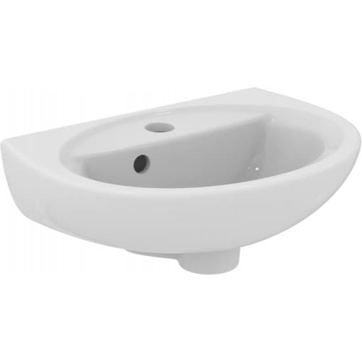 IDEAL STANDARD Eurovit Hand washbasin with 1 tap hole 40x30 cm white resmi