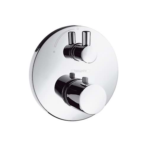 Picture of HANSGROHE Ecostat S thermostatic mixer for concealed installation with shut-off valve 15701000 chrome