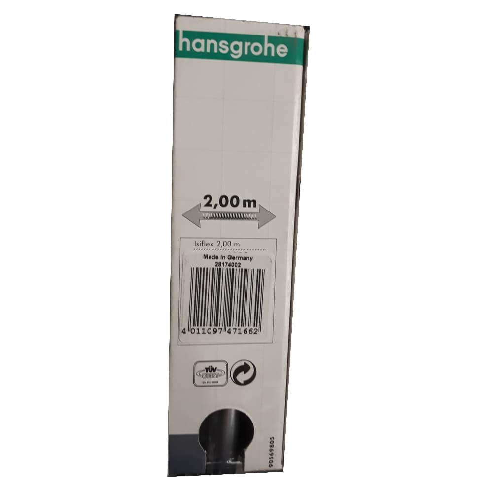 Зображення з  HANSGROHE Isiflex Shower hose 200 cm mini blister 28174002 chrome