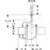 Bild von GEBERIT Piave Waschtischarmatur Standmontage, Generatorbetrieb, mit AP-Funktionsbox #116.166.21.1 - hochglanz-verchromt