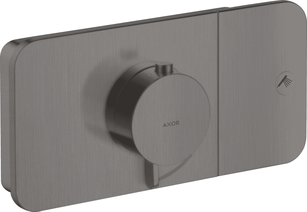 Obrázek HANSGROHE AXOR One modul termostatu pod omítku pro 1 spotřebič #45711340 - kartáčovaný černý chrom