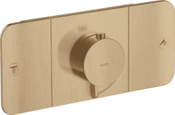 Bild von HANSGROHE AXOR One Thermostatmodul Unterputz für 2 Verbraucher #45712140 - Brushed Bronze