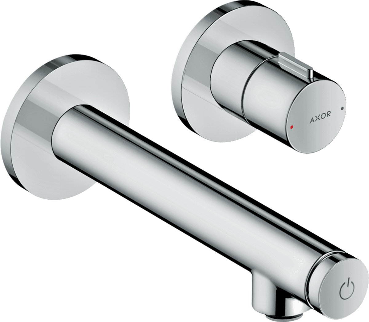 Bild von HANSGROHE AXOR Uno Waschtischmischer Unterputz für Wandmontage Select mit Auslauf 158 mm #45112000 - Chrom