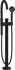 Bild von HANSGROHE AXOR One Einhebel-Wannenmischer bodenstehend #48440670 - Mattschwarz