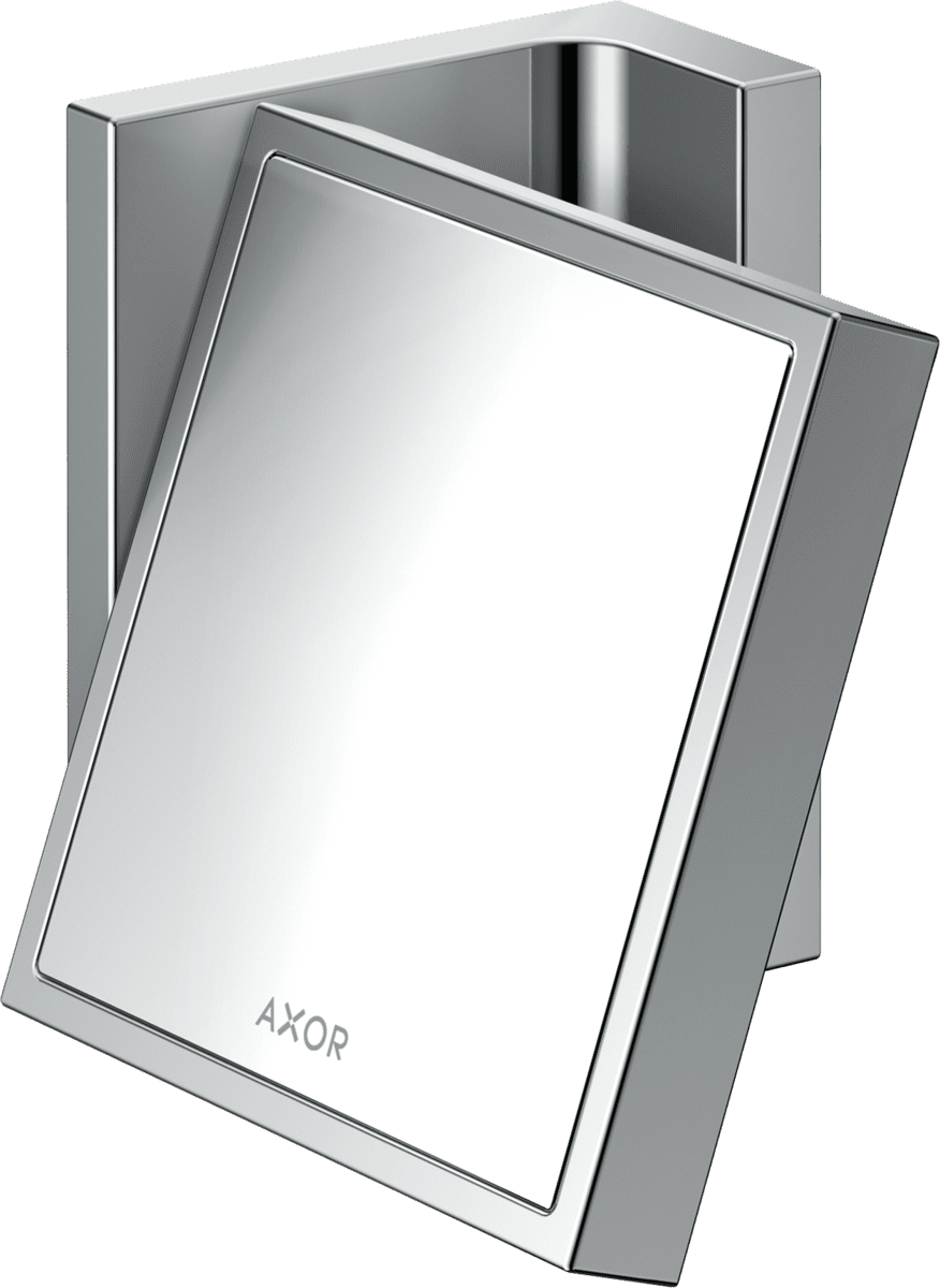 εικόνα του HANSGROHE AXOR Universal Rectangular Shaving mirror #42649000 - Chrome